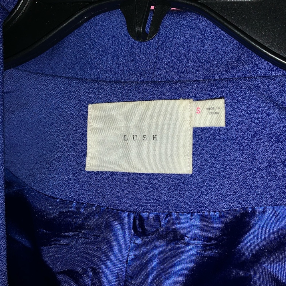 COPY - LUSH Black and blue blazer